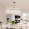 Designers Fountain Bronson 60 Watt 4 Light Matte Black Pendant with Frosted Glass Shade D278M-IS-MB - alternate 2